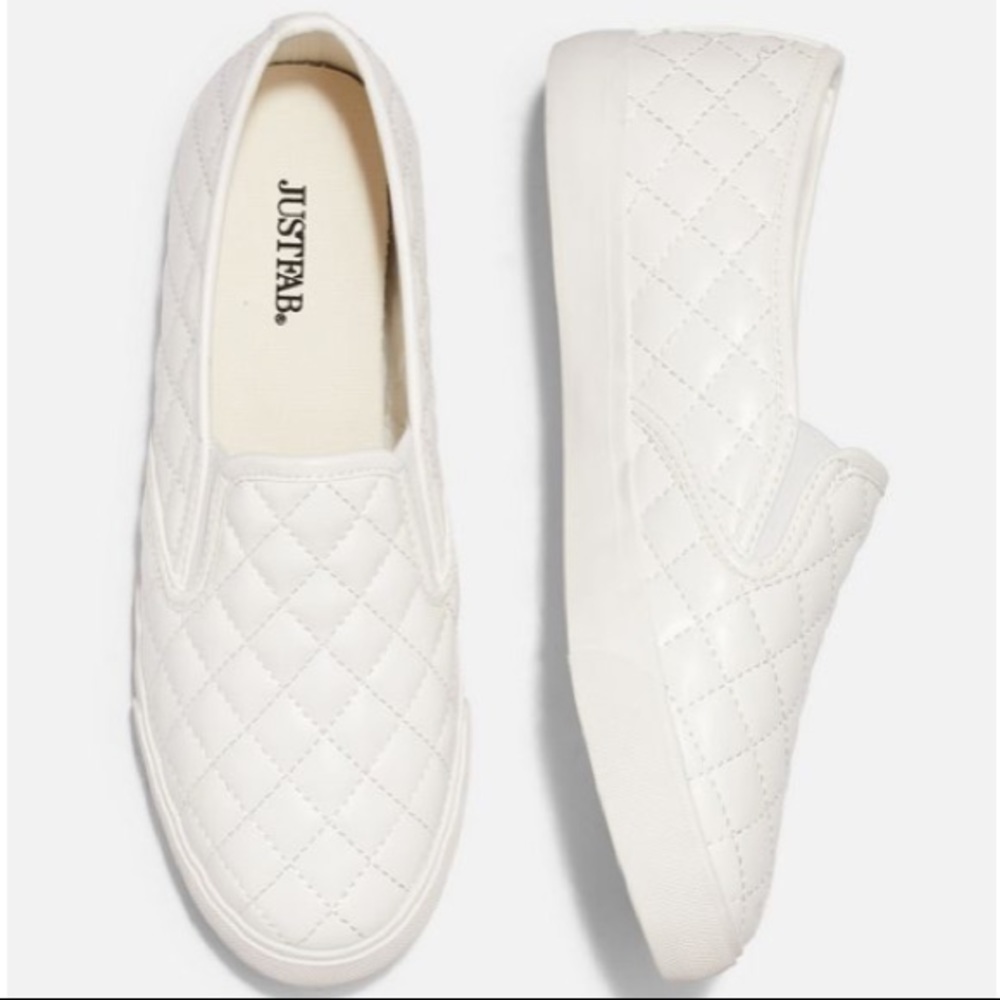 White Slip on Sneakers